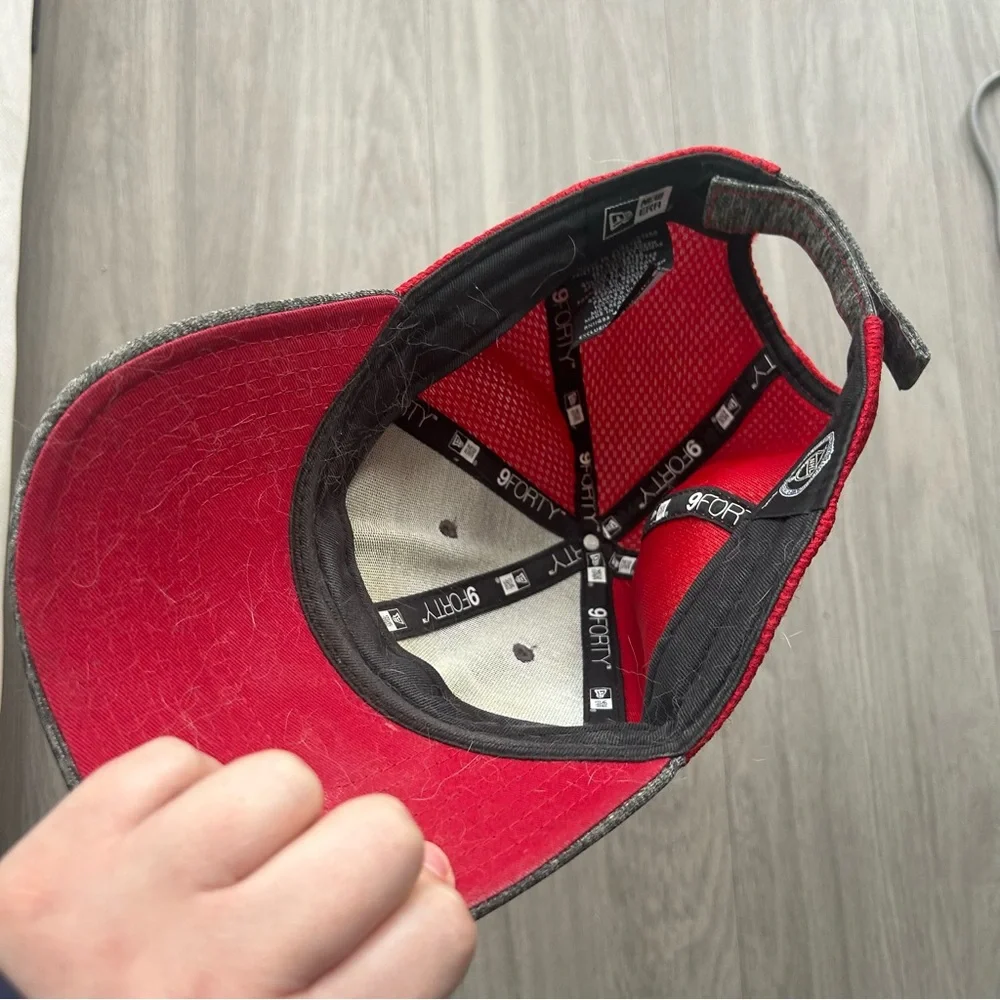 New Jersey Devils Gray and Red Cap
